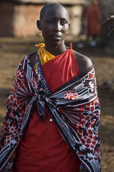 10 - Kenia - poblado Masai, mujer
